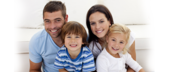 Family with nice teeth | Dr. Coerver | Mansfield TX Top Dentist