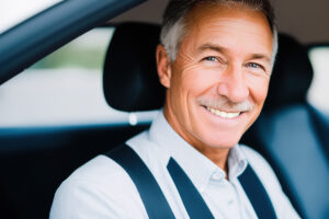 Senior man with nice smile cosmetic dentistry concept